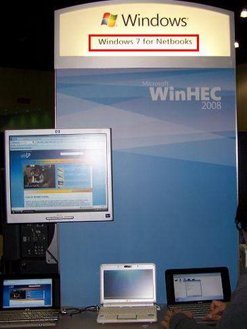 Windows 7 in notebook with dual atom cpu